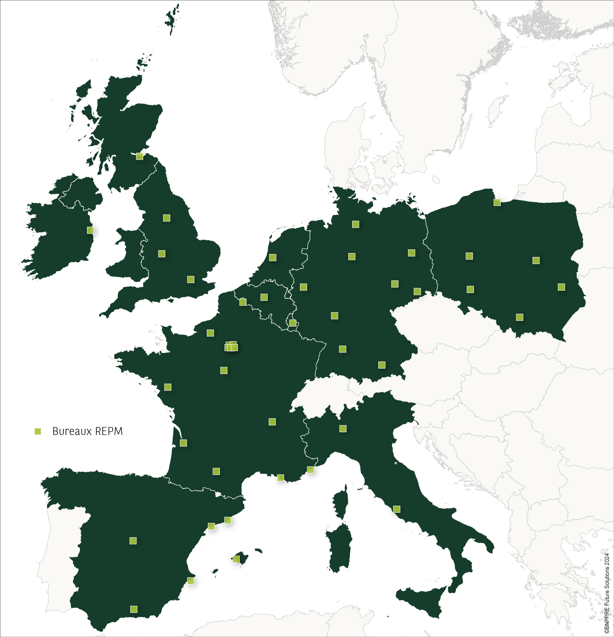 Carte REPM Europe